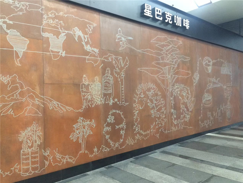 海南耐候钢幕墙