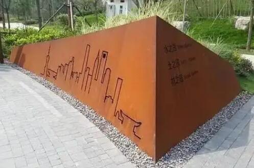 海南耐候钢挡土墙